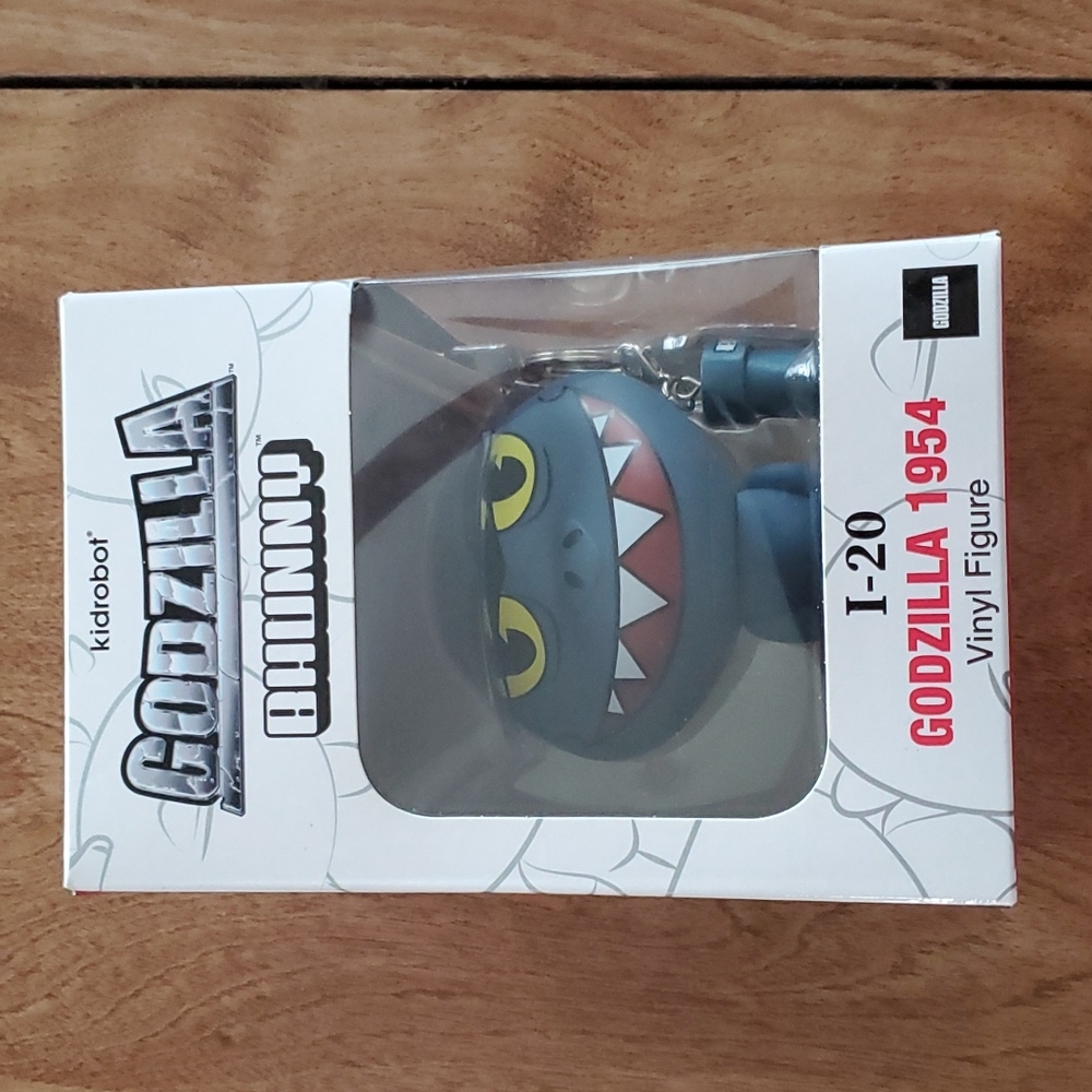 Kidrobot Godzilla 1954 Vinyl Figure with Collectable Bhunny Paw